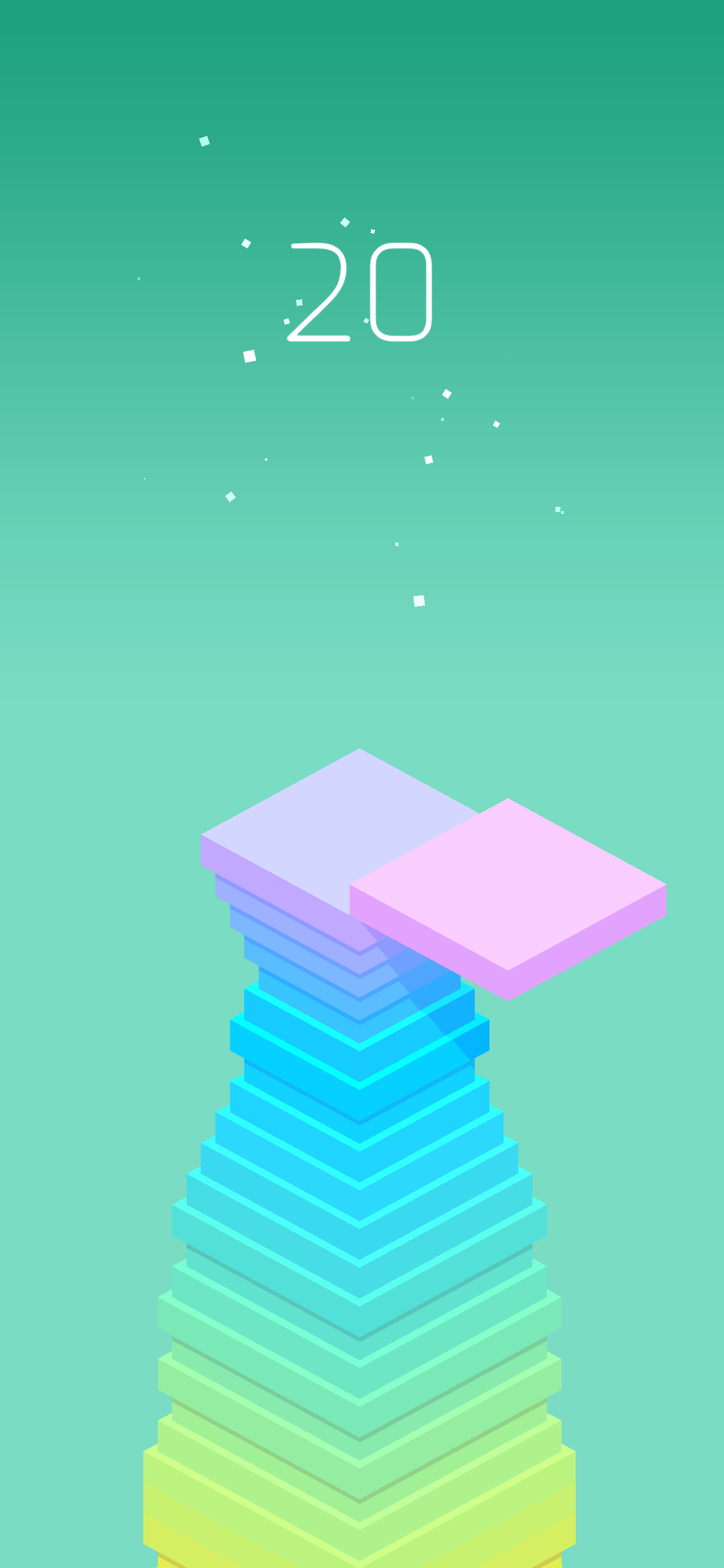 Rainbow Stack - Colorful stacking puzzle game